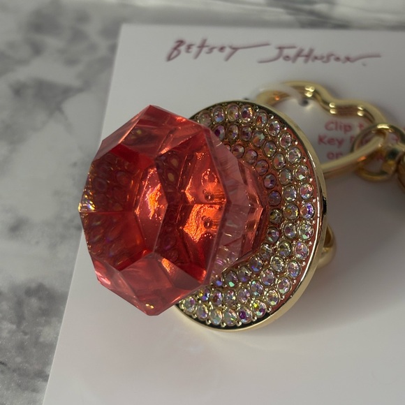 Betsey Johnson Ring Pop bag charm - Picture 4 of 7